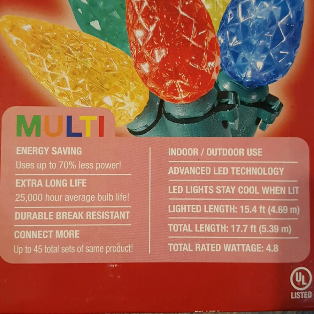 60 LED multi colors light connect up to 45 sets New